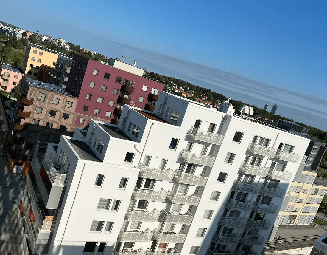 Bostadsfastigheter som förvaltas av S-AB